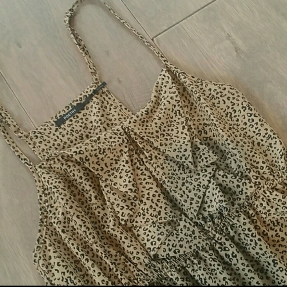 Leopard Print Silky Soft Dress Small - Picture 2 of 3